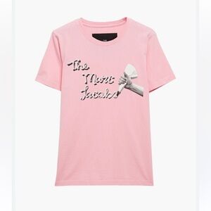 Marc Jacobs Pink Graphic Tee size M
